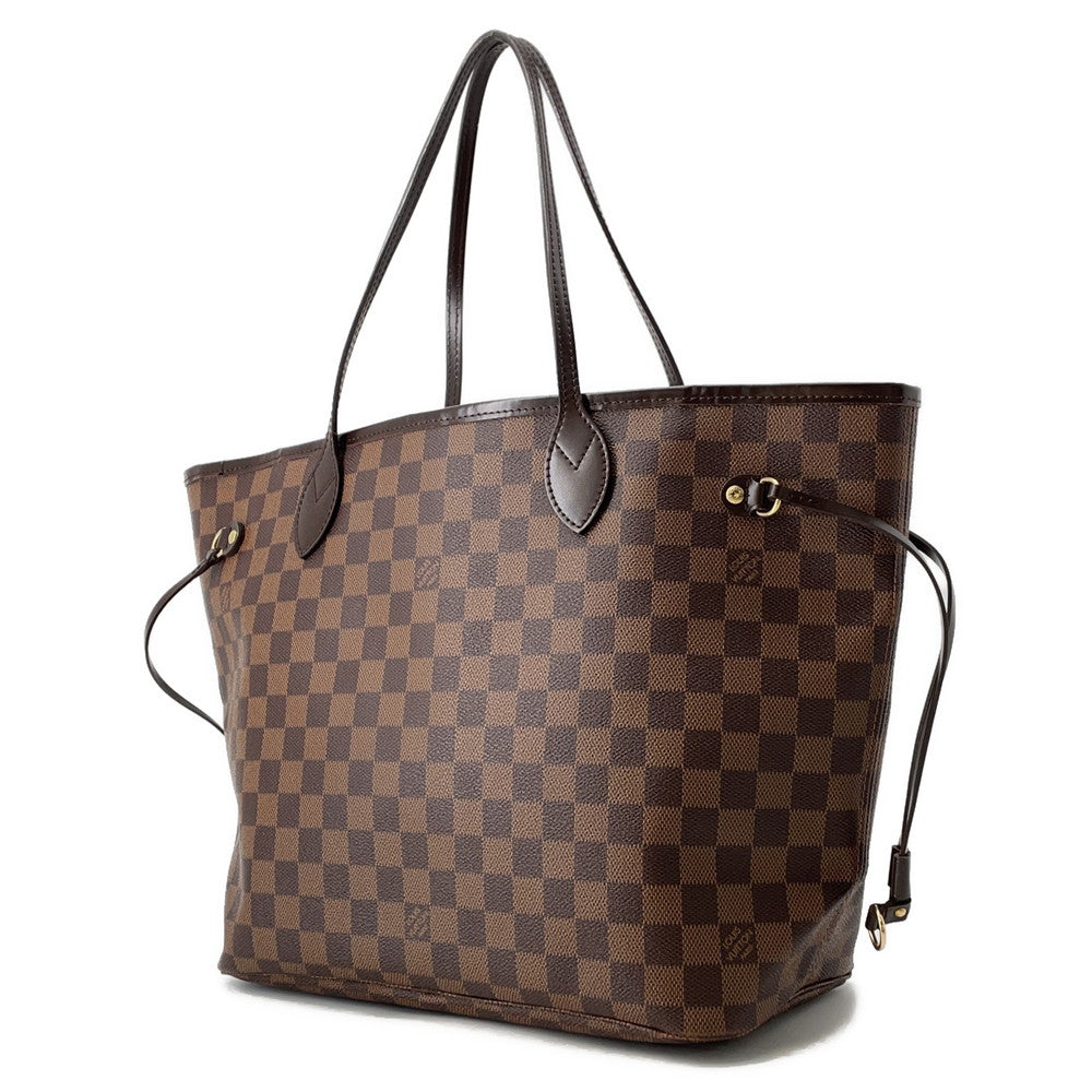 Luxury Women's Tote Bag | LOUIS VUITTON Neverfull CeriseN51105 Damier Ebene Canvas Size MM