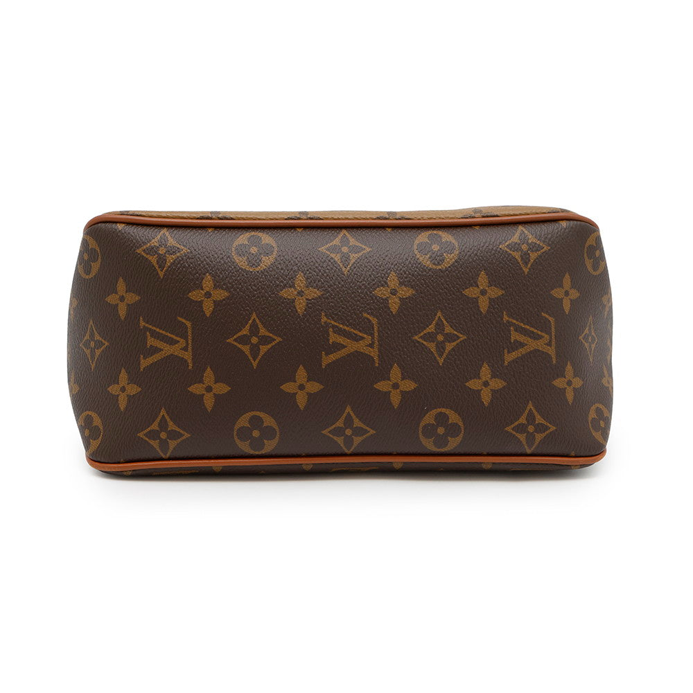 LOUIS VUITTON Hobo Dauphine NoirM45194 Monogram Monogram Reverse Canvas Size PM