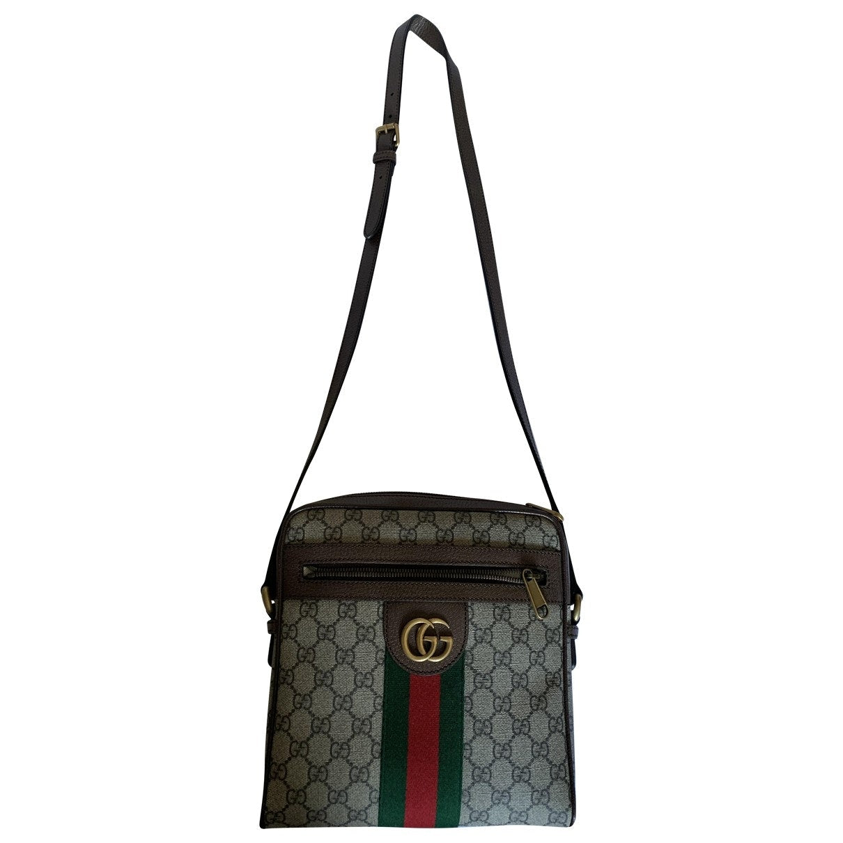 Gucci ophidia beige cloth handbag