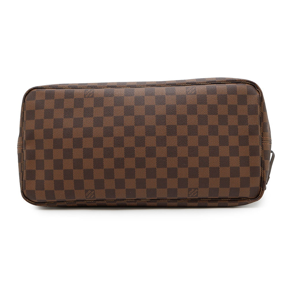LOUIS VUITTON Neverfull RedN41357 Damier Ebene Canvas Size GM
