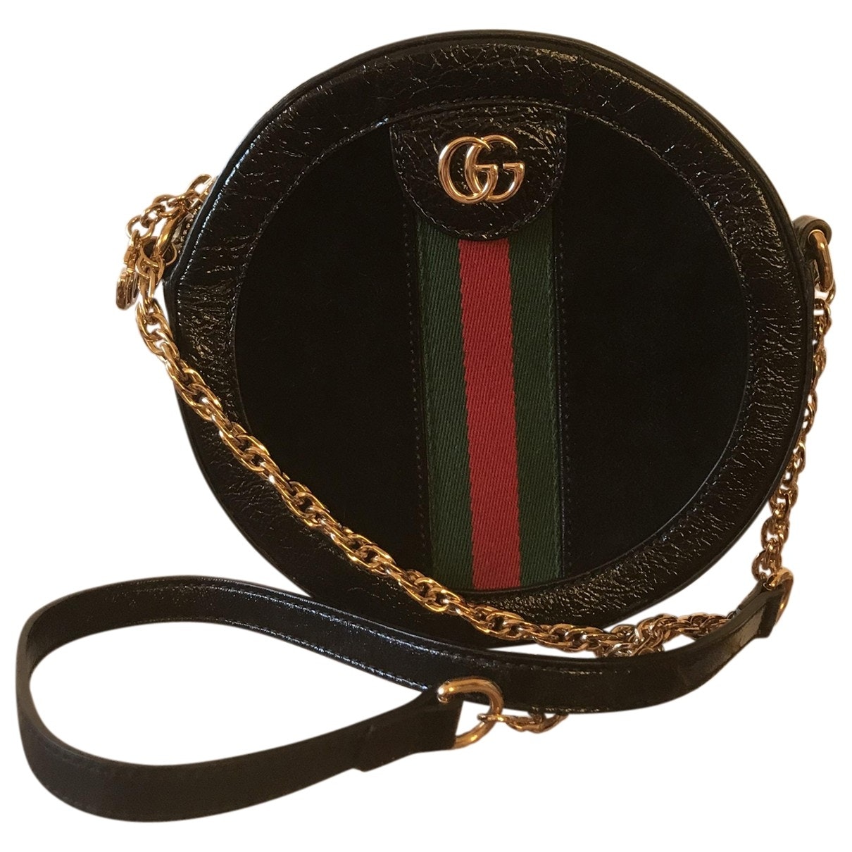Gucci ophidia black leather handbag