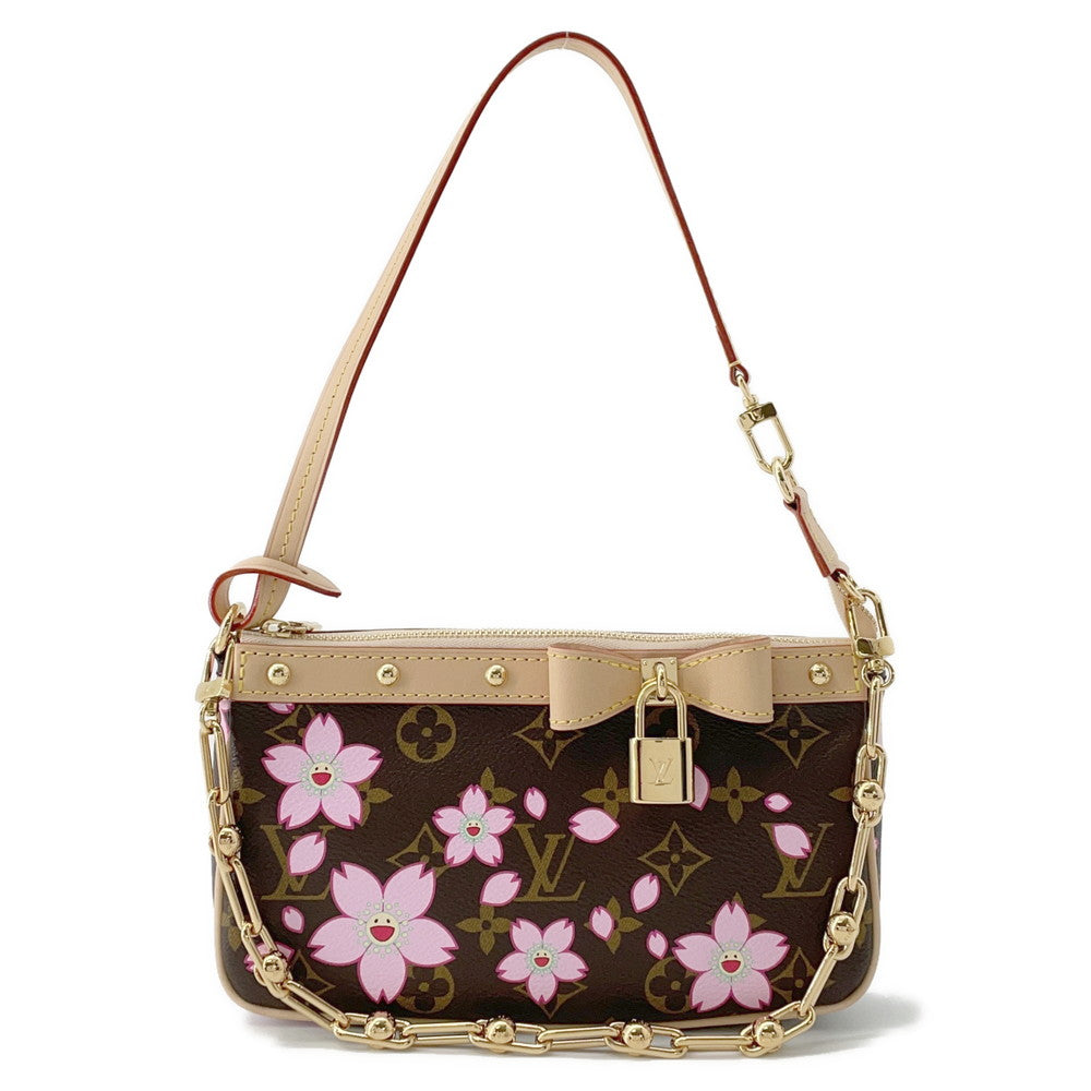 LOUIS VUITTON LV × TM Pochette Accessoires PinkM13666 Monogram Cherry Blossom