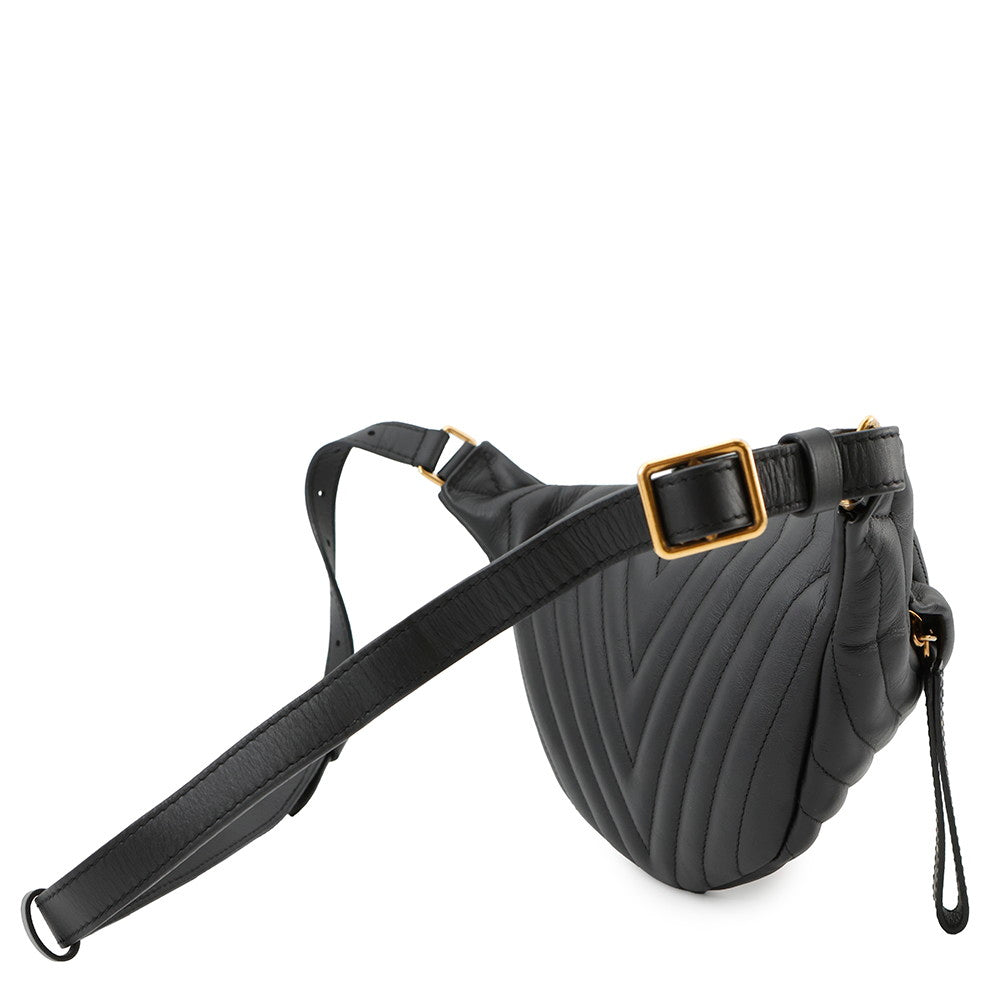 LOUIS VUITTON New Wave Bumbag NoirM53750 Calf Leather