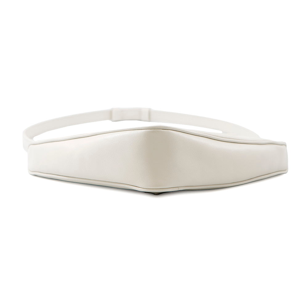 PRADA Triangle Shoulder White1BC543 Calf Leather