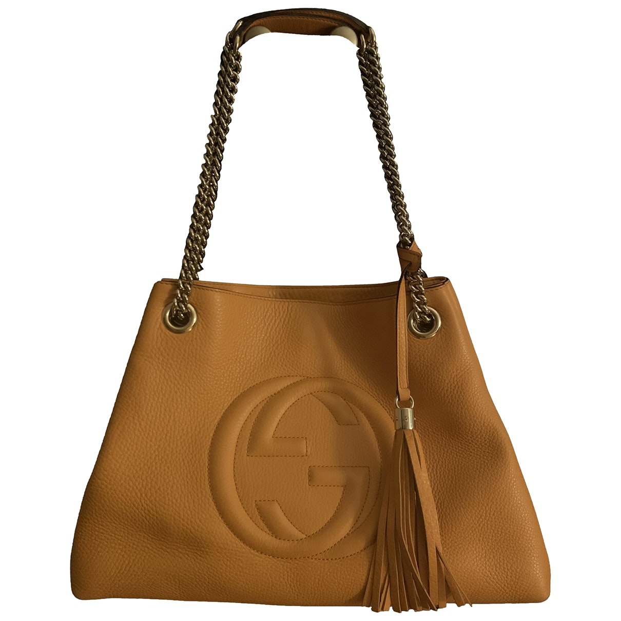 Gucci soho orange leather handbag