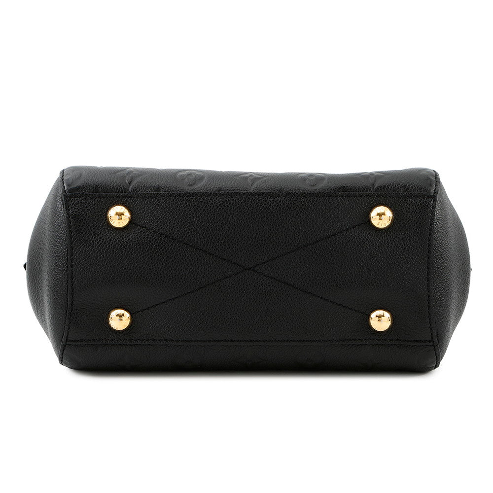 LOUIS VUITTON Montaigne NoirM41053 Monogram Empreinte Leather Size BB