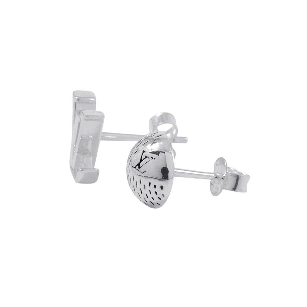 LOUIS VUITTON Earrings?LV suit SilverM02423