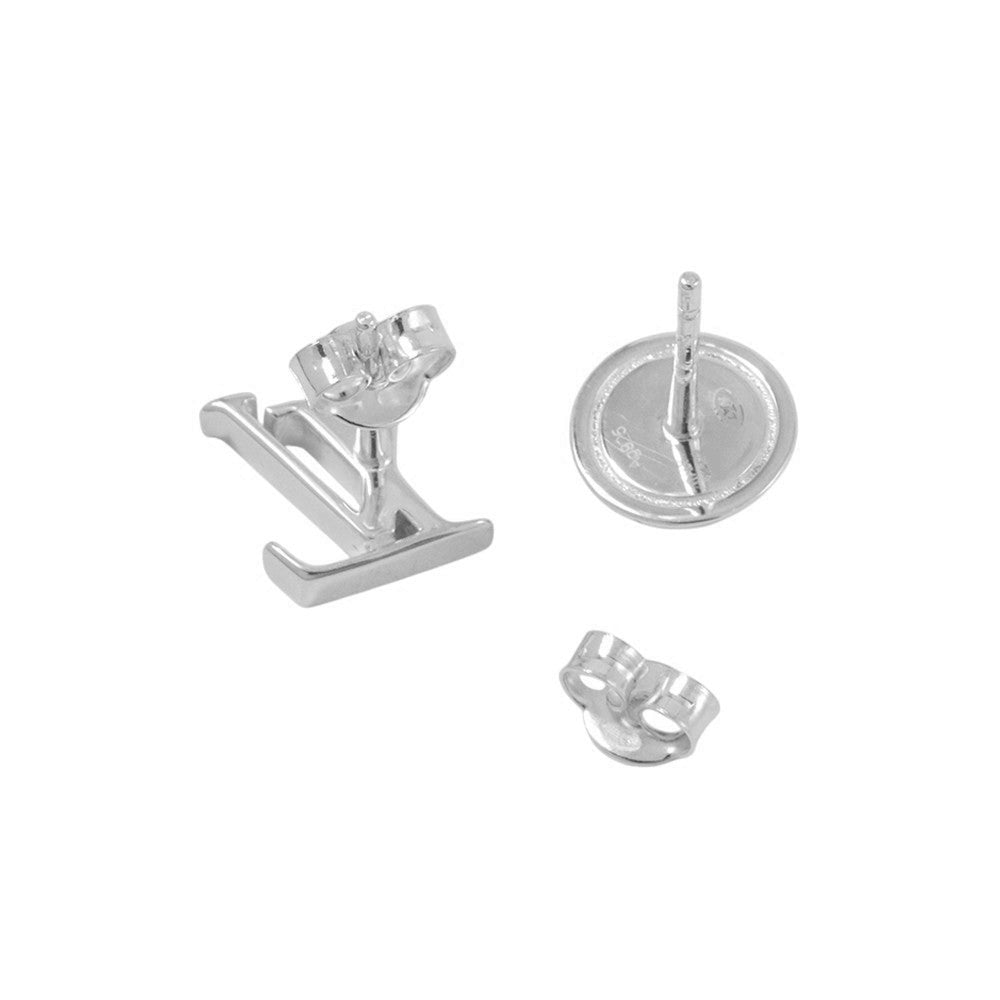 LOUIS VUITTON Earrings?LV suit SilverM02423