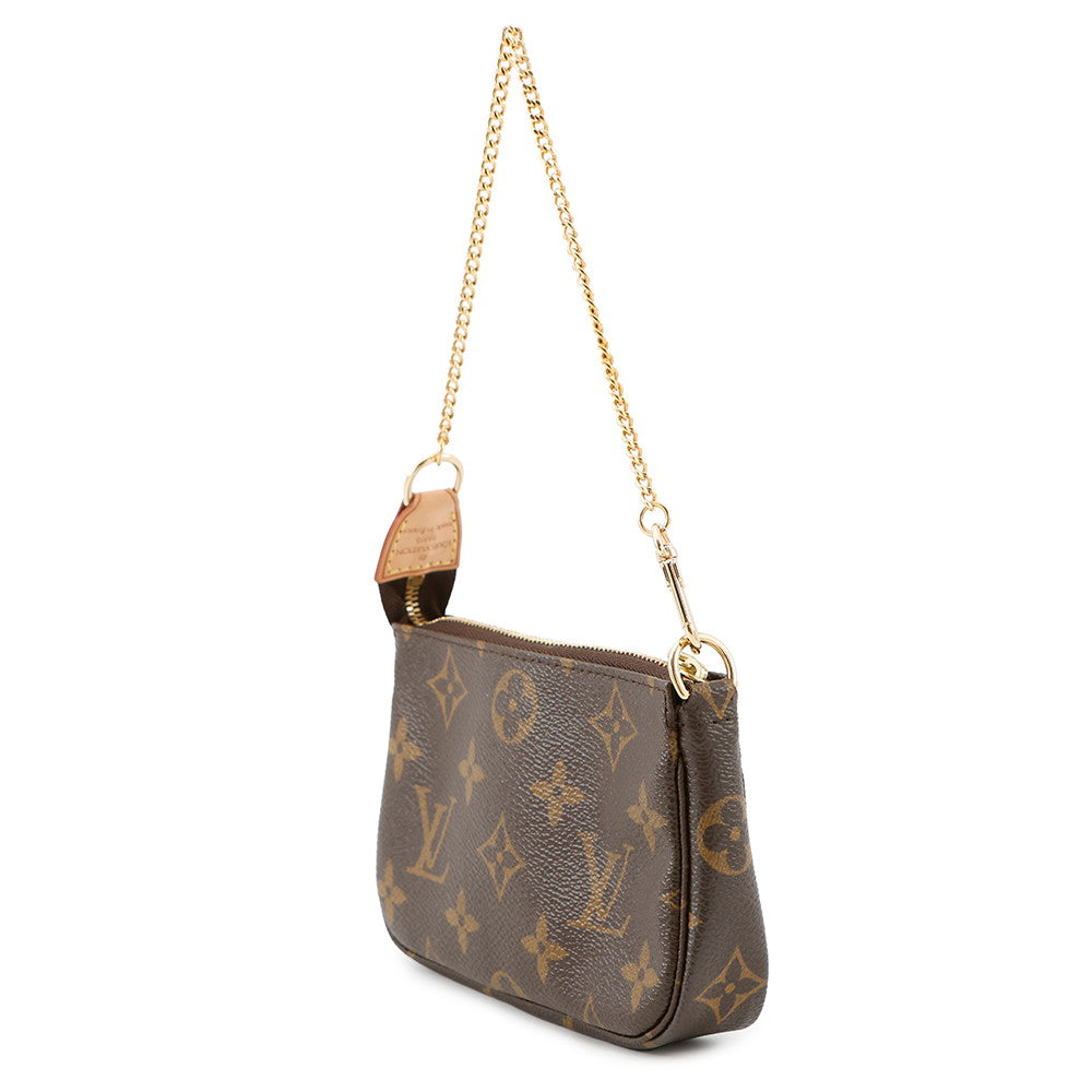 Designer Women's Crossbody Bag | LOUIS VUITTON Mini Pochette Accessoires T&B BrownM60153 Monogram