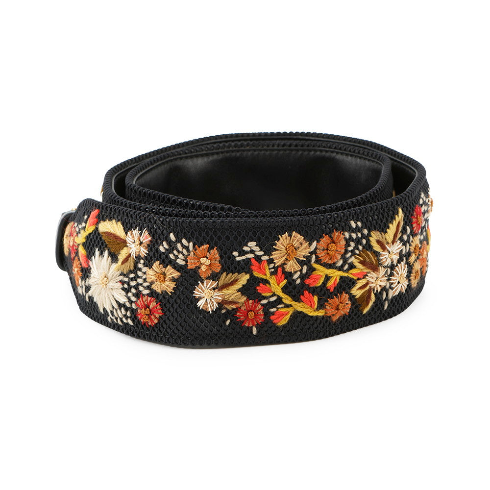 Dior Shoulder Strap Black/Multicolor Canvas Leather