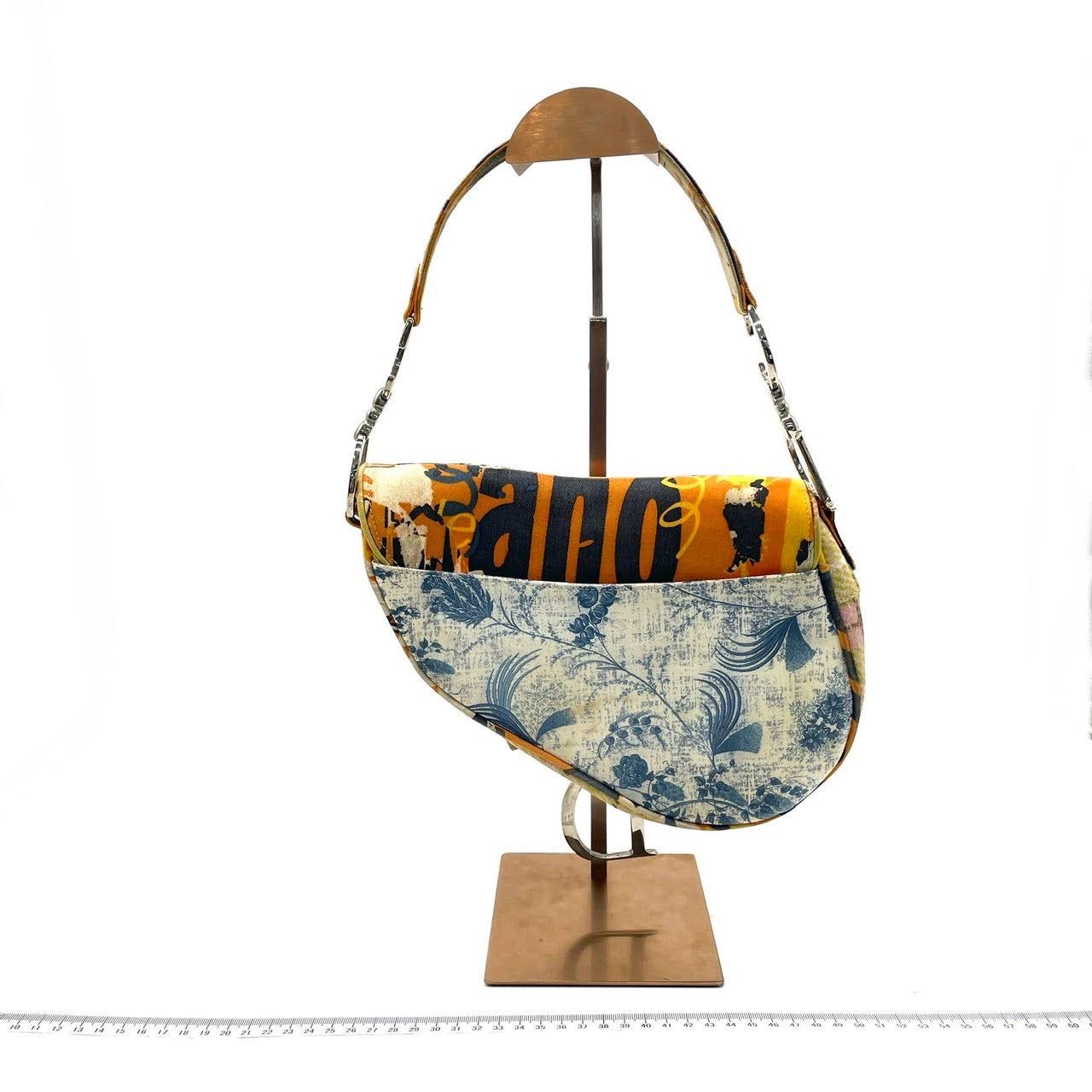 Dior Saddle John Galliano Multicolor Patchwork Shoulder Bag