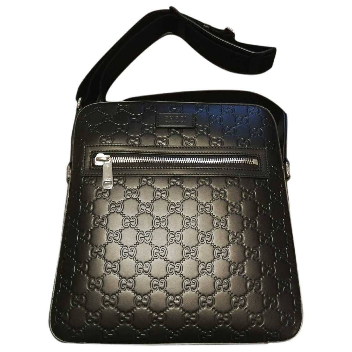 Gucci black leather bag