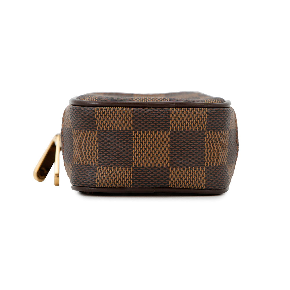LOUIS VUITTON Etui / Okapi BrownN61738 Damier Ebene Canvas Size PM