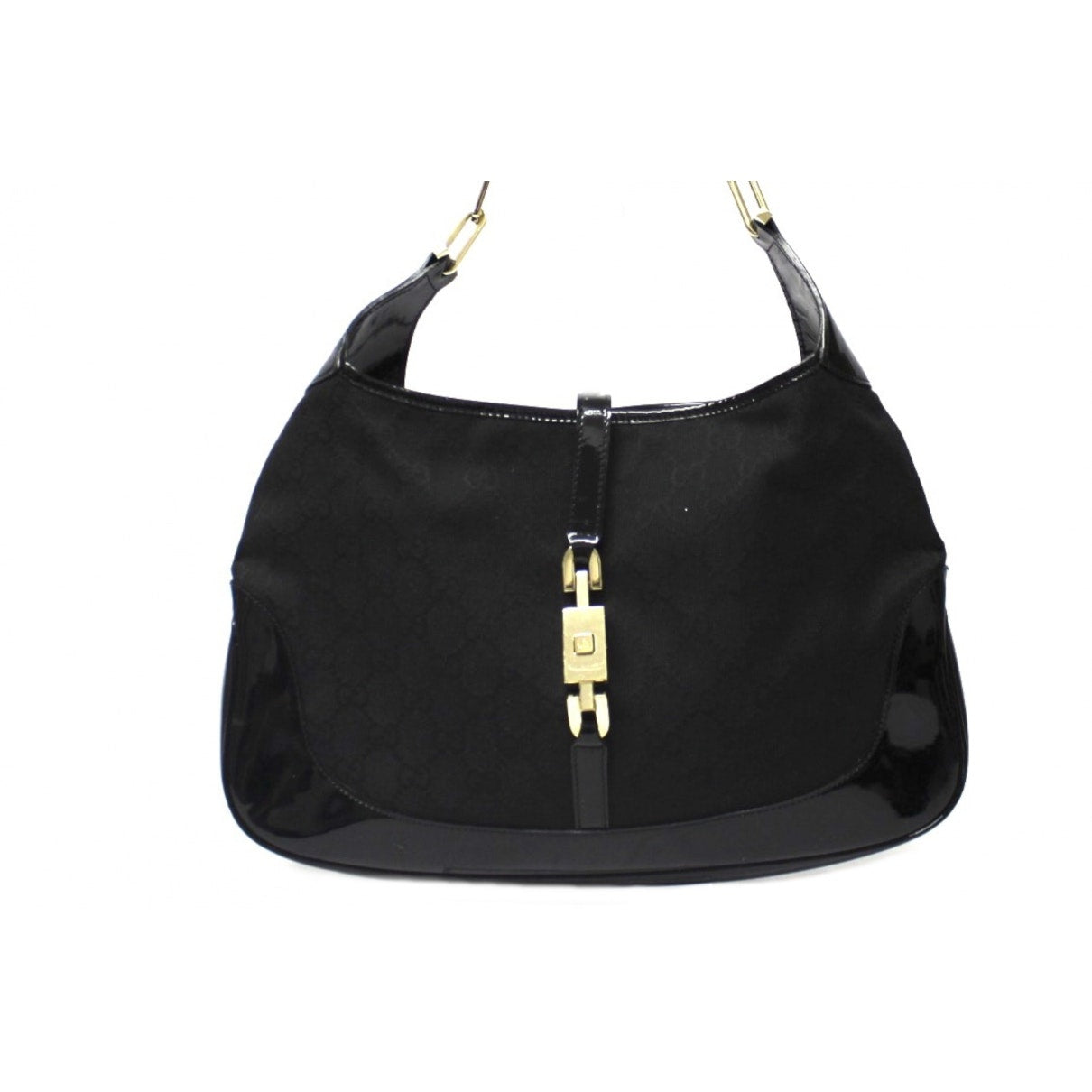 Gucci jackie black cloth handbag