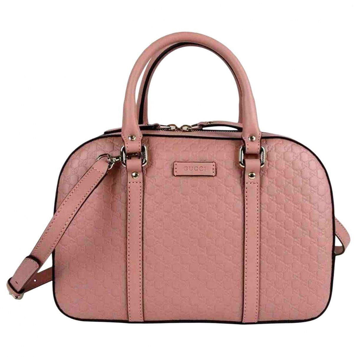 Gucci pink leather handbag