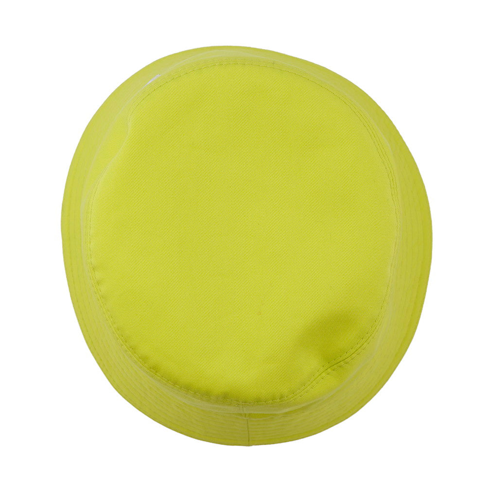 Luxury Women's Handbag | LOUIS VUITTON Monogram Neon Reversible Bucket Hat Size L Neon Yellow/WhiteM7064L Cotton