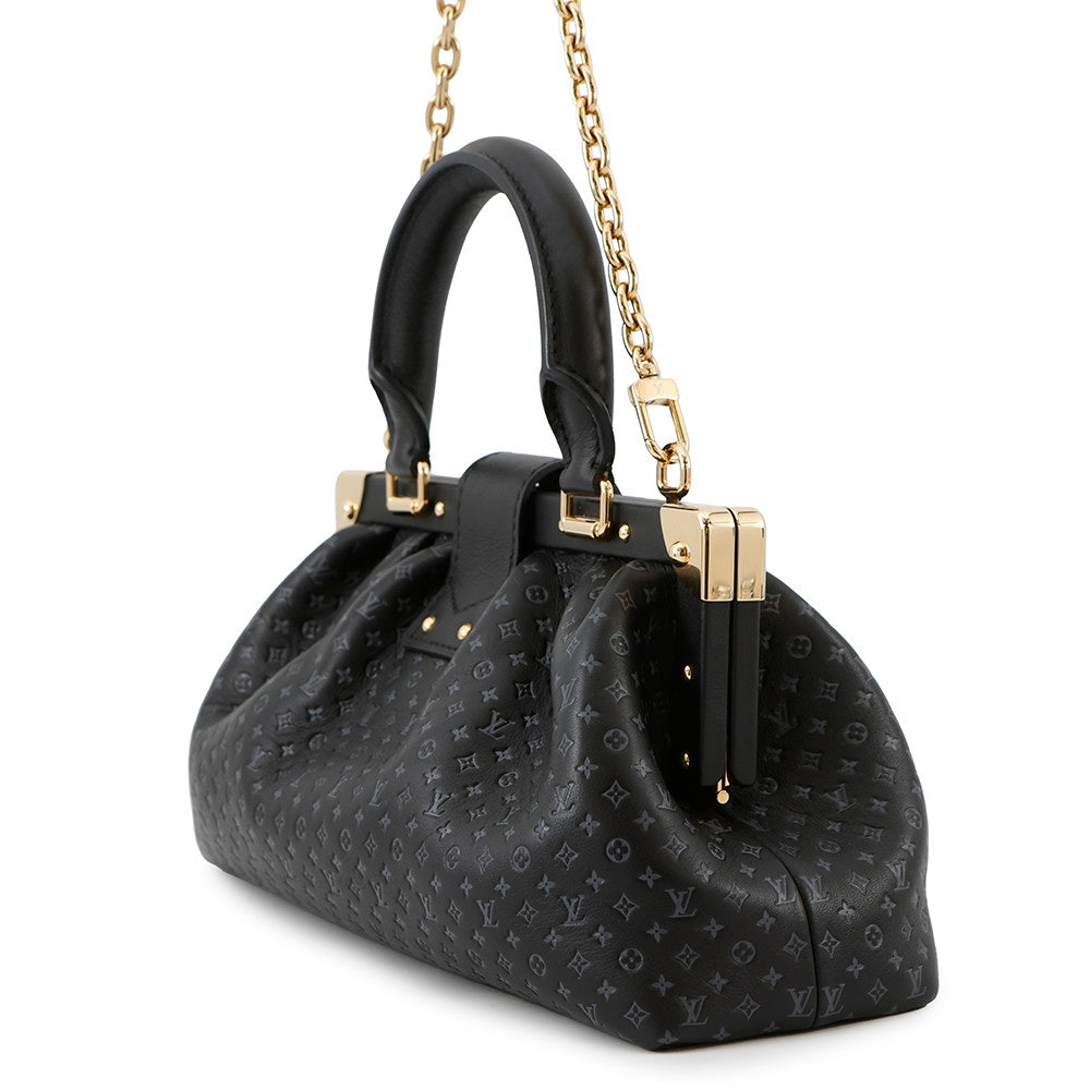 Luxury Women's Clutch Bag | LOUIS VUITTON MonogramClutch NoirM22326 Nanogram
