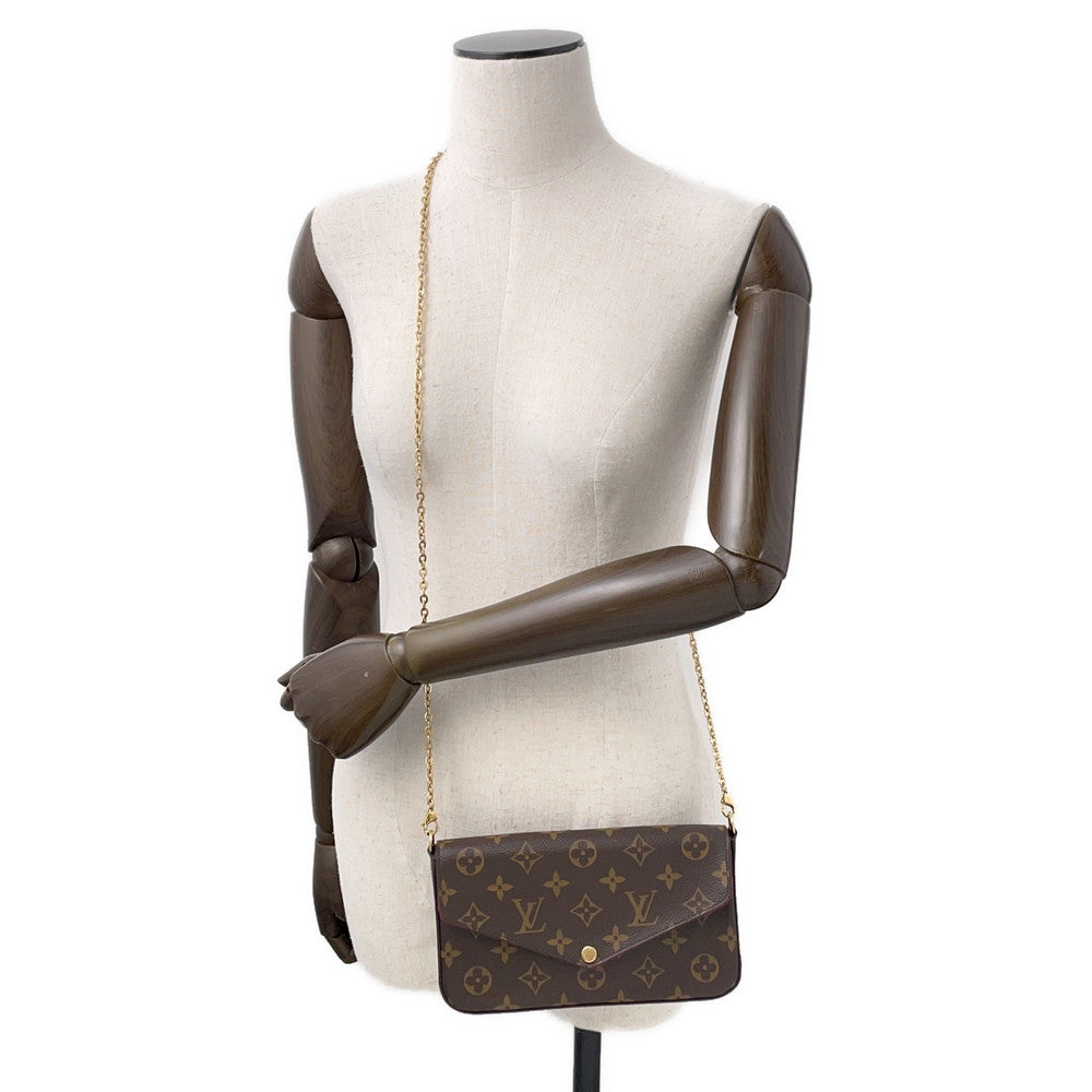 LOUIS VUITTON Felicie Pochette FuchsiaM81896 Monogram
