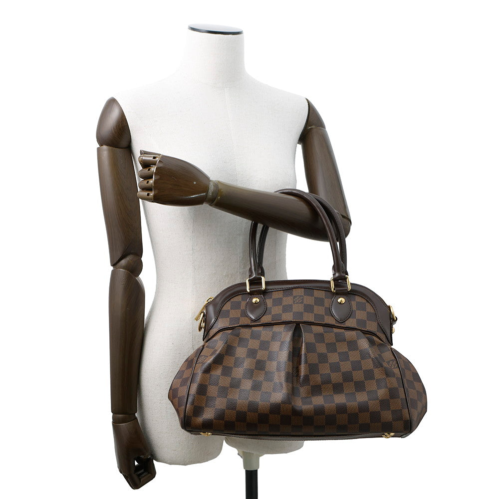 LOUIS VUITTON Trevi RedN51997 Damier Ebene Canvas Size PM