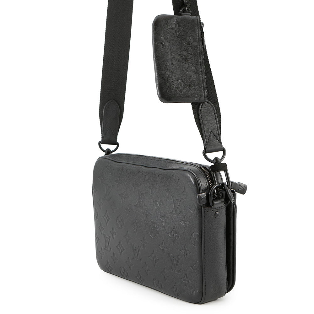 LOUIS VUITTON Trio Messenger NoirM46602 Monogram Shadow