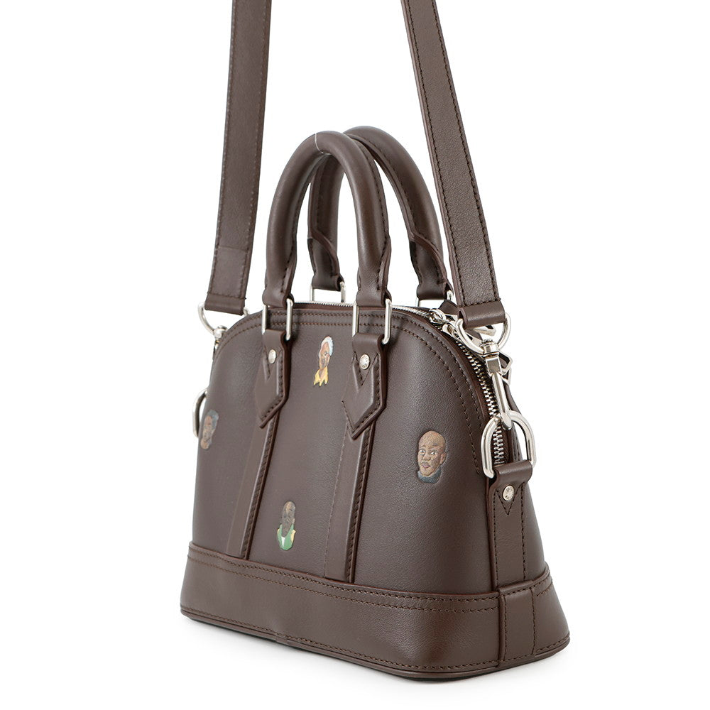 LOUIS VUITTON Alma Henry Taylor BrownM24520 Calf Leather Size 25