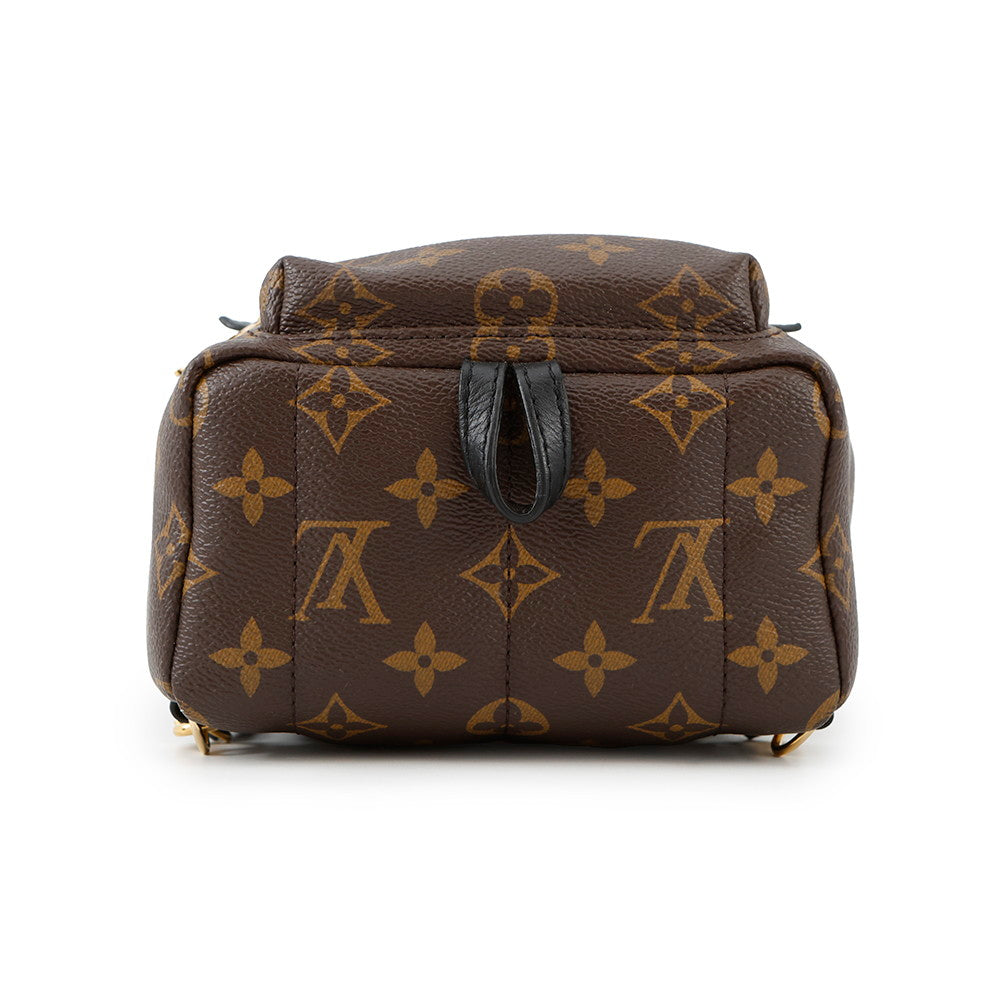LOUIS VUITTON Palm Springs Backpack NoirM44873 Monogram Size MINI