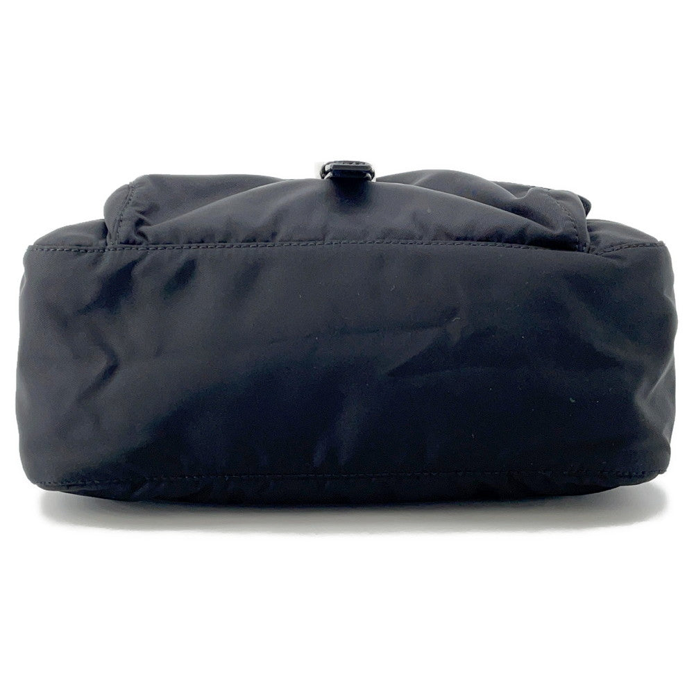 PRADA Shoulder Bag Black1BD994 Nylon Saffiano LeatherLeather