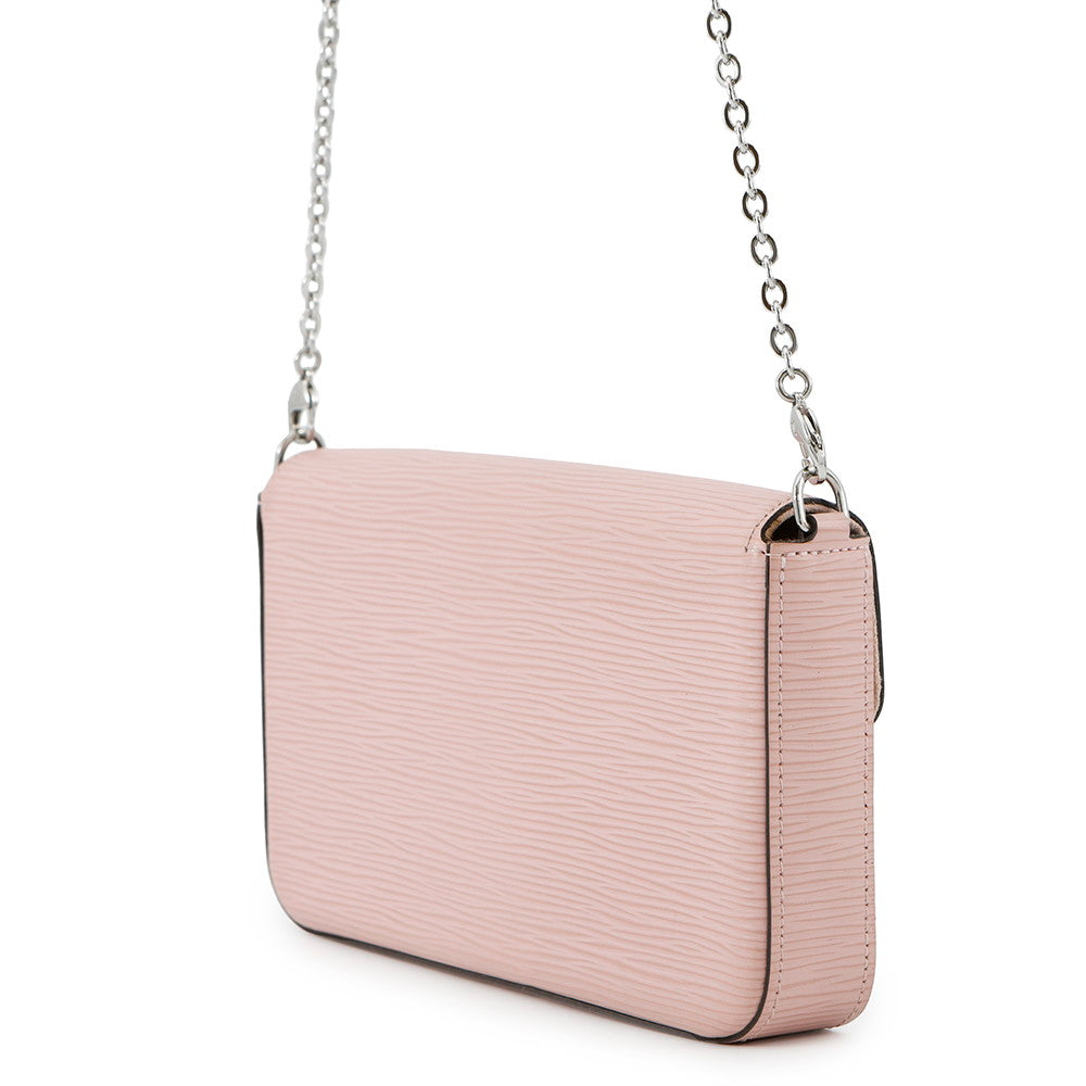 LOUIS VUITTON Felicie Pochette Rose BallerineM62467 Epi Leather