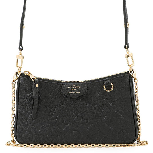LOUIS VUITTON Easy Pouch NoirM80349 Monogram Empreinte Leather