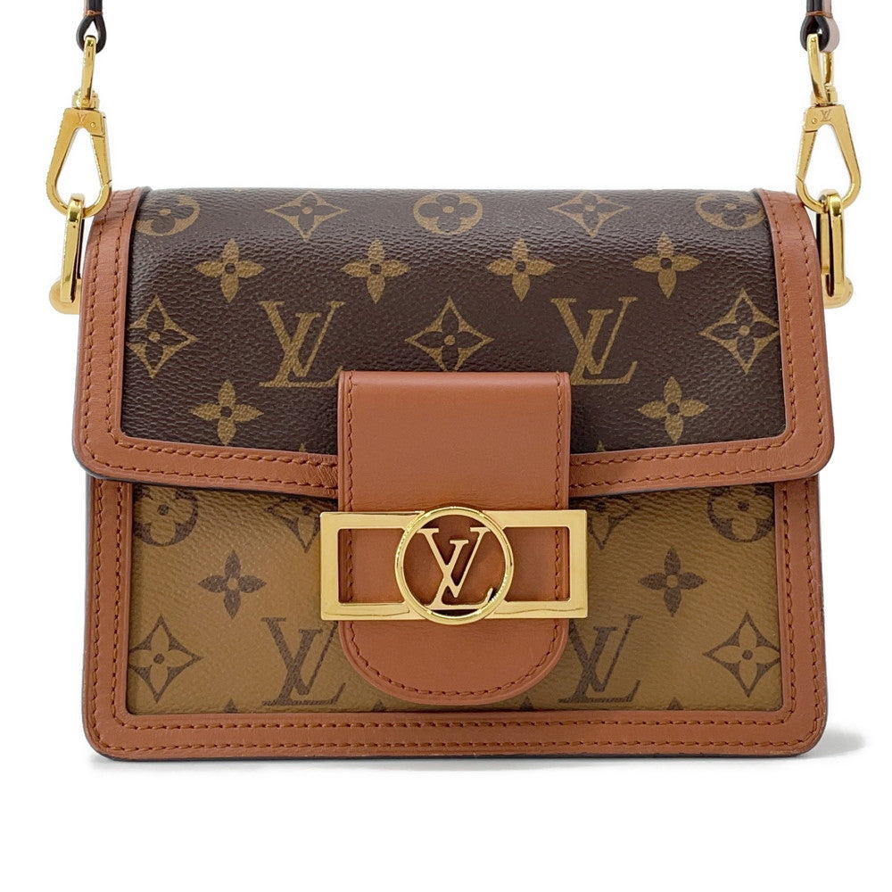 LOUIS VUITTON Dauphine NoirM45959 Monogram Monogram Reverse Canvas Size MINI