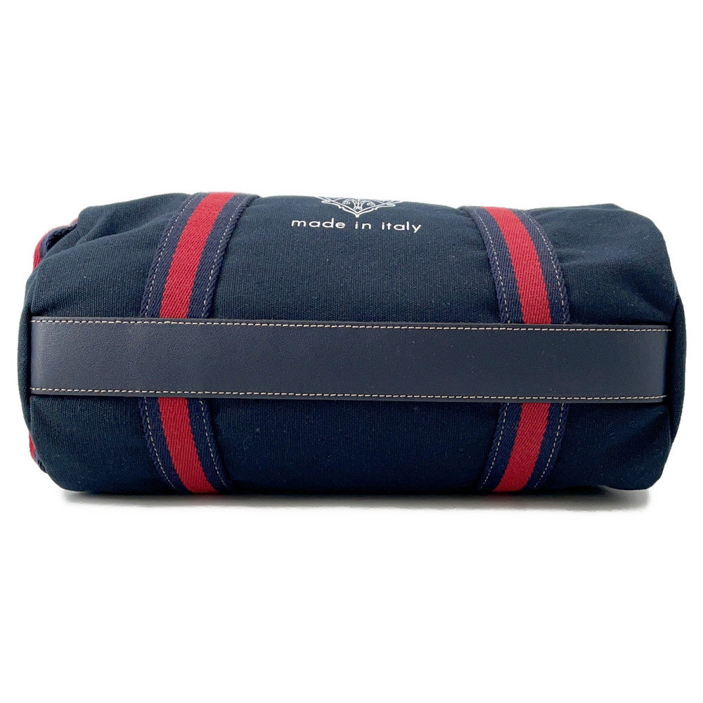 GUCCI Printed Canvas Small Duffle Bag Dark Blue816865 Canvas