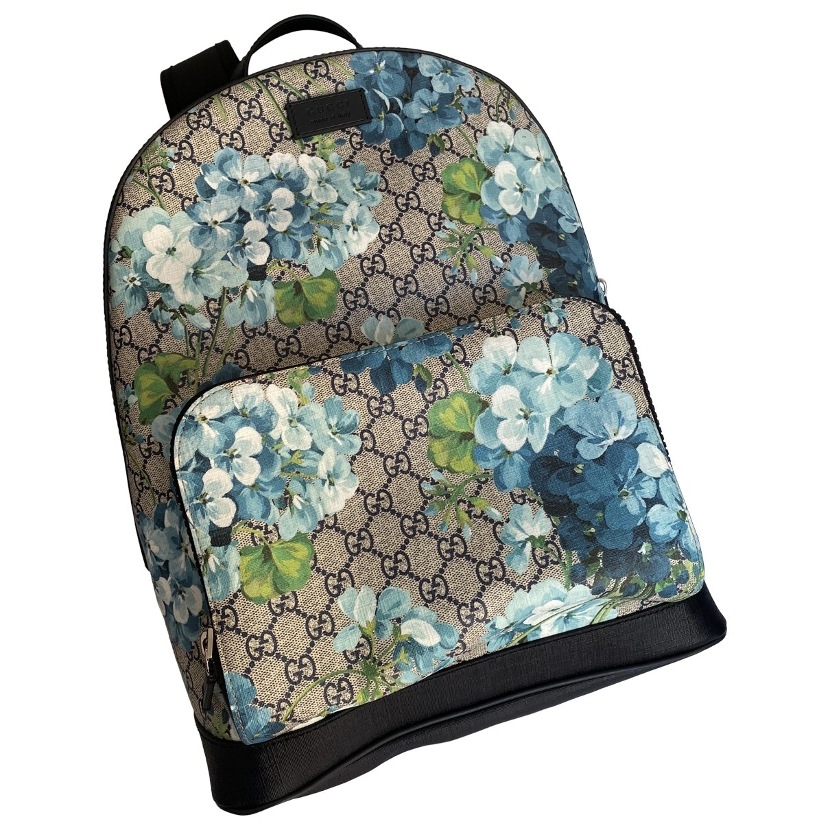 Gucci beige cloth backpacks