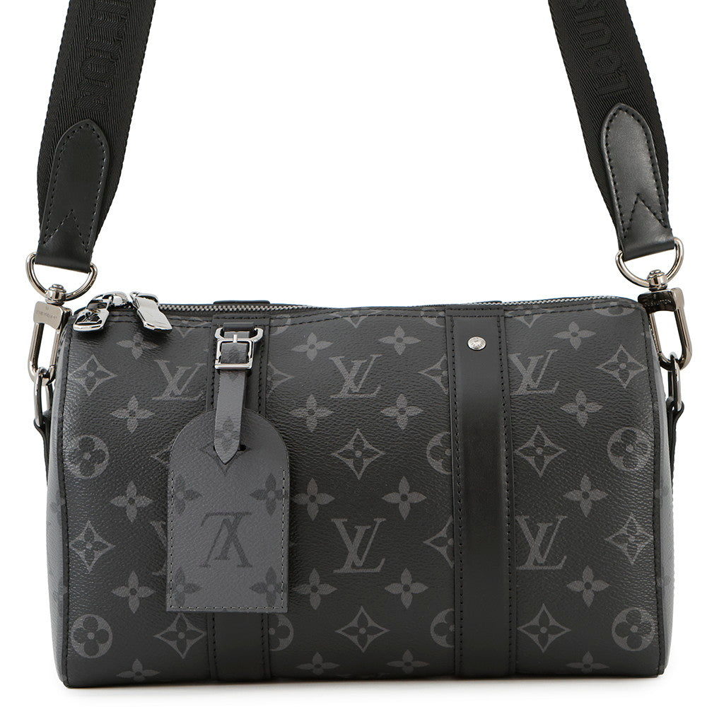 LOUIS VUITTON City?Keepall NoirM45936 Monogram Eclipse Monogram Eclipse Reverse