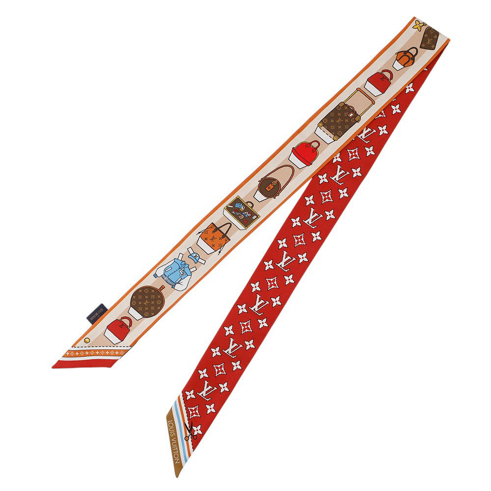LOUIS VUITTON BandeauBB Anniere Paper Ho SaffronM96259 Silk100%