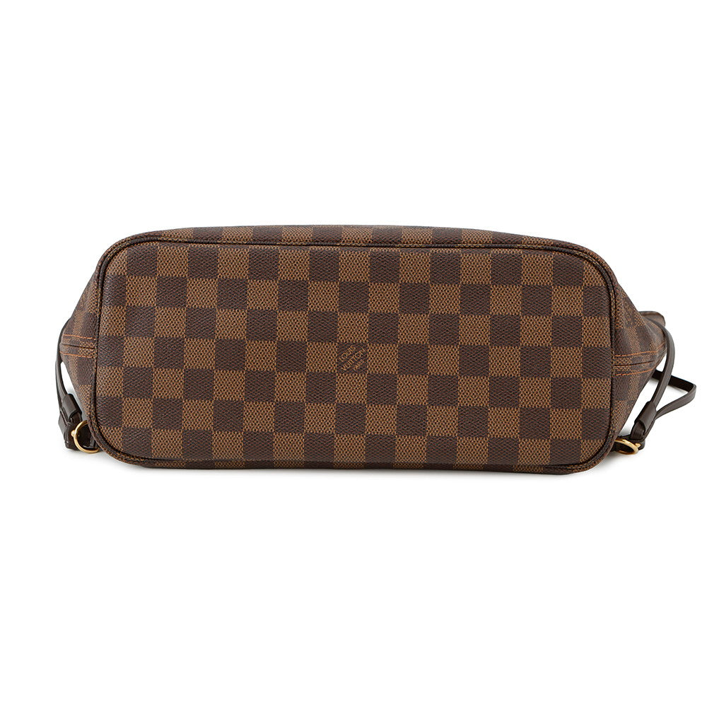LOUIS VUITTON Neverfull RedN51109 Damier Ebene Canvas Size PM