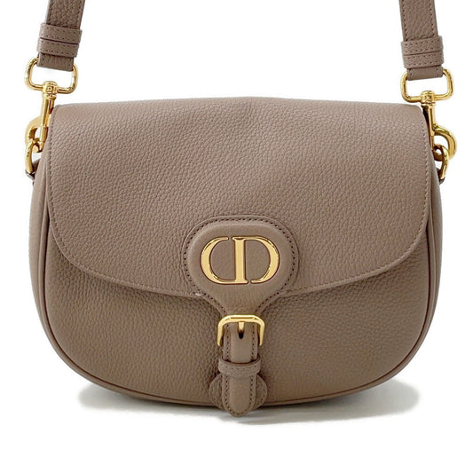 Dior Bobby Shoulder Bag GreigeM9319UBBN_45M Grained CalfLeather Size Medium
