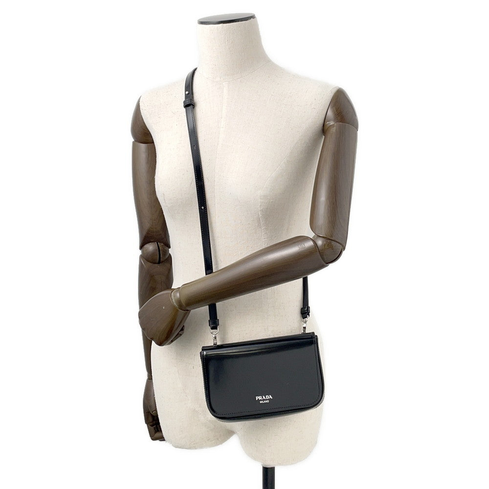 PRADA Shoulder Bag Black2VD061 BlushLeather