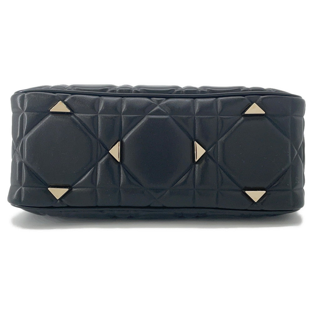 Dior Lady's 95.22 2WAY Handbag BlackM0699OVJX Leather Size Medium