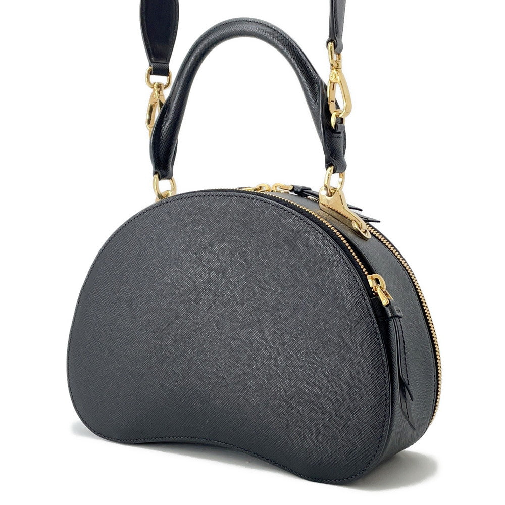 PRADA Sydney 2-way Handbag Black1BA238 Saffiano LeatherLeather