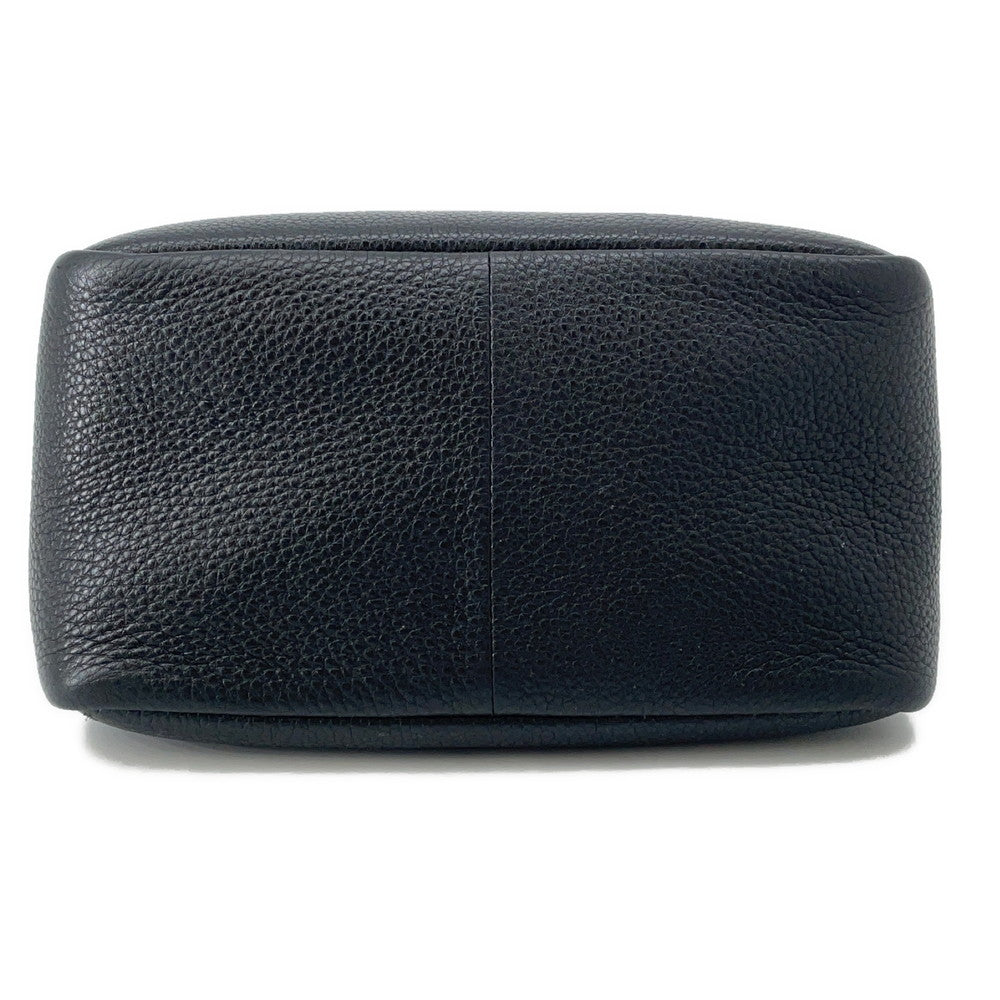 PRADA Vitello Dino 2WAY Handbag Black1BC145 Leather