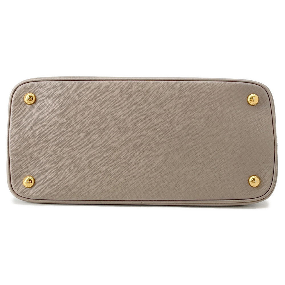 PRADA 2way Handbag GreigeBN2567 Saffiano LeatherLeather