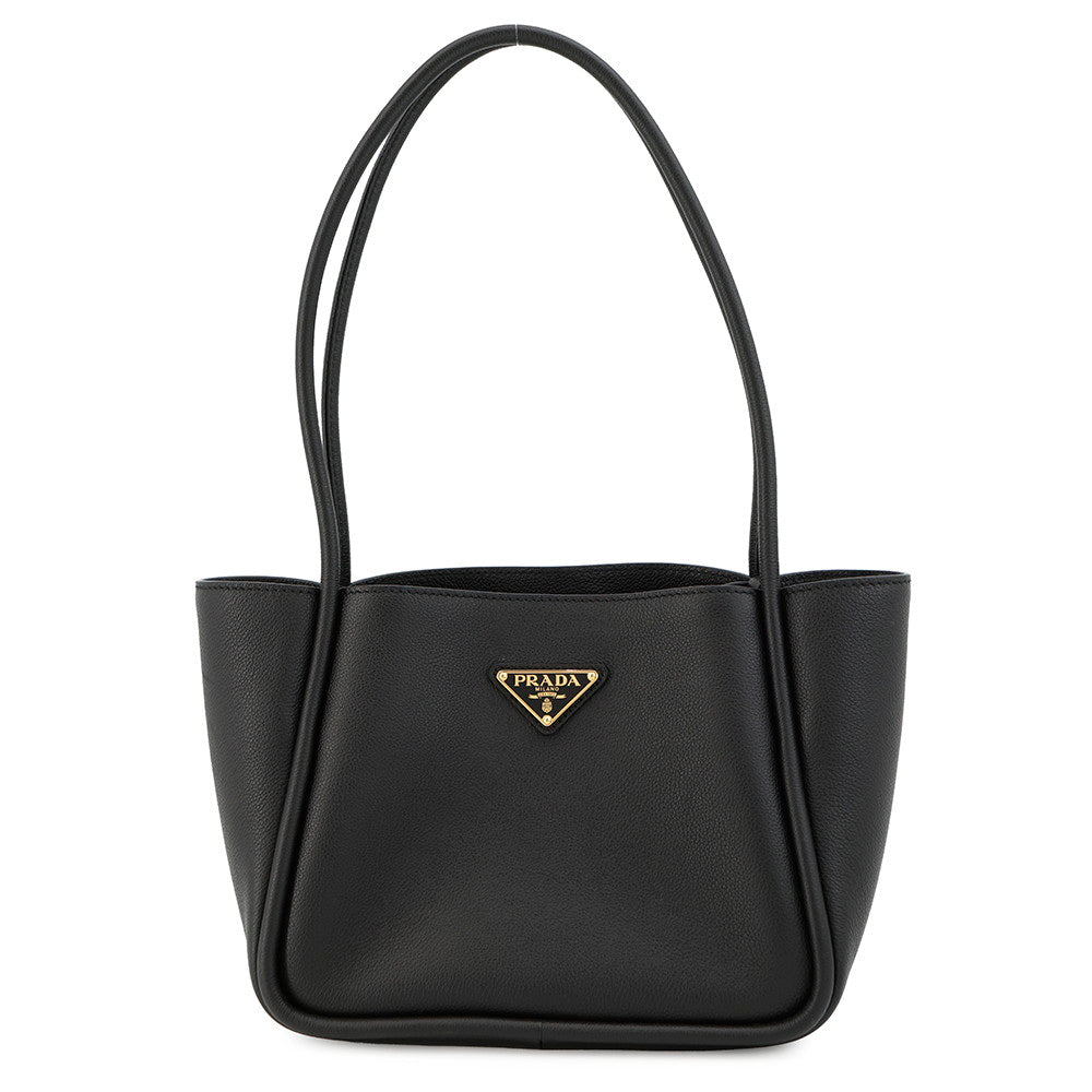 PRADA Shopping tote Black1BG539 Leather