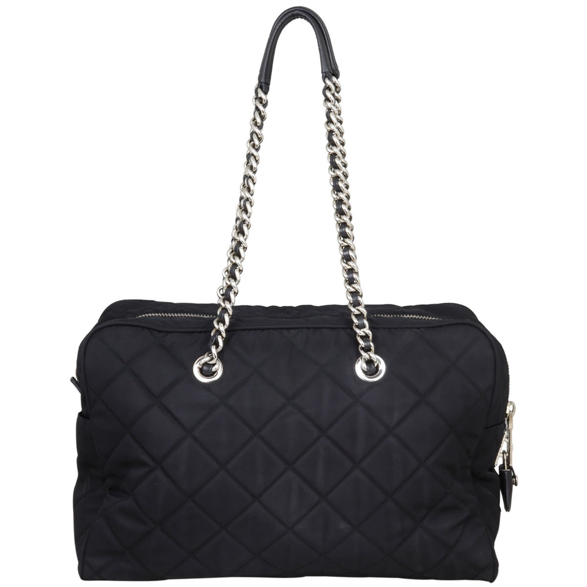 Prada Tessuto Quilted Bowling Bag