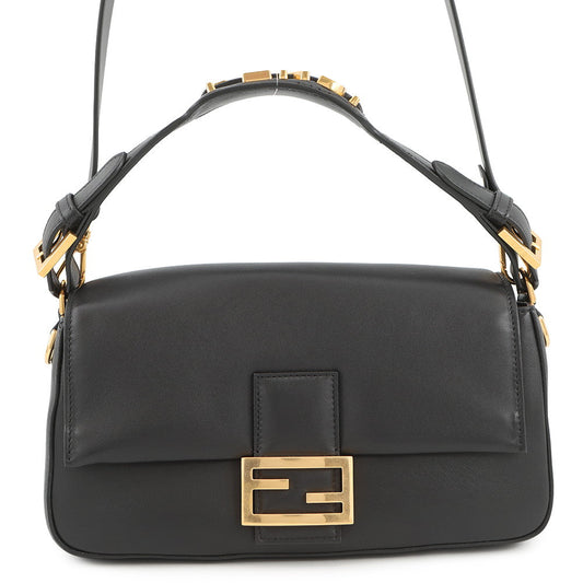 FENDI Stefano Pilati Collaboration Baguette Shoulder Black8BR822 Nappa Leather