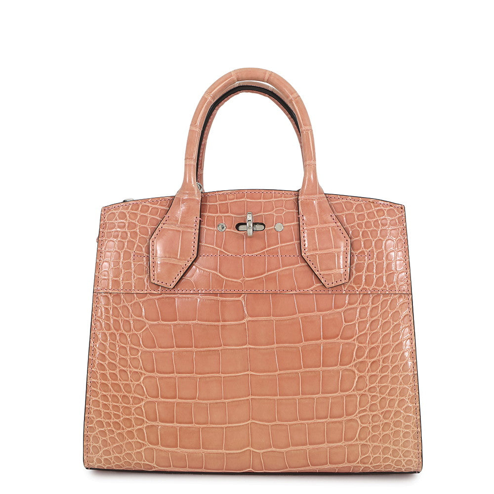 LOUIS VUITTON City Steamer Pink exotic Size PM