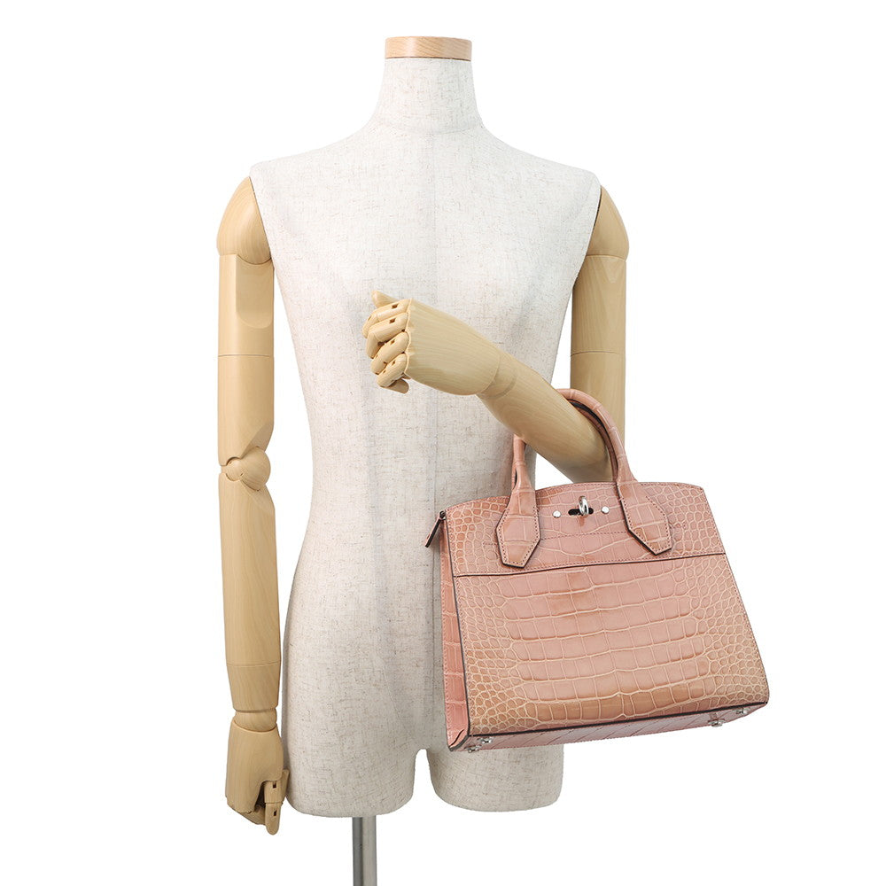 LOUIS VUITTON City Steamer Pink exotic Size PM