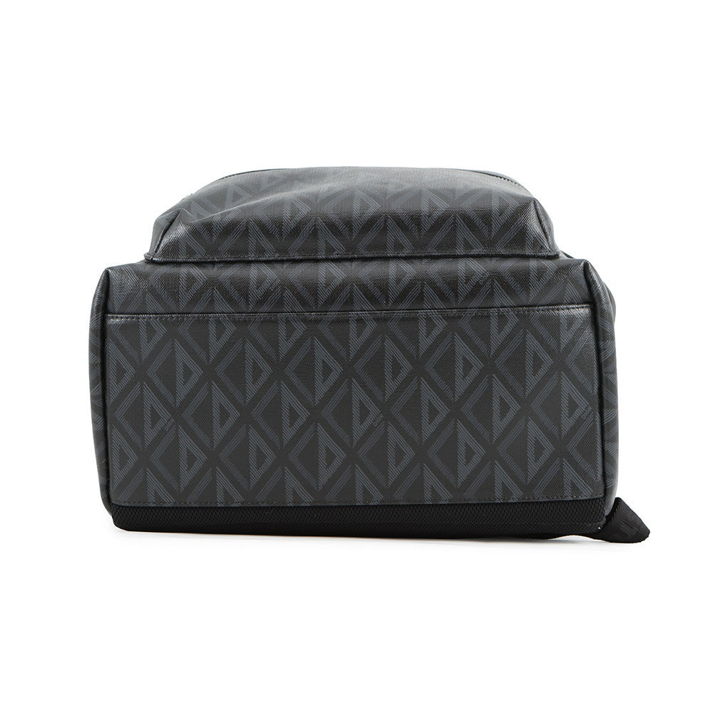 Dior CDDiamond Backpack Black PVC Coated Canvas
