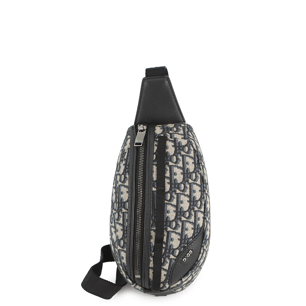 Dior Oblique SCARAB Crossbody Bag Black/Beige2ESBC311YKY Canvas Size Mini