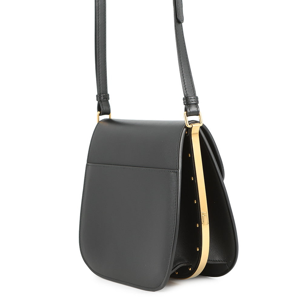 Dior Bobby Frame Shoulder Bag BlackM9333UMOF Leather Size Medium