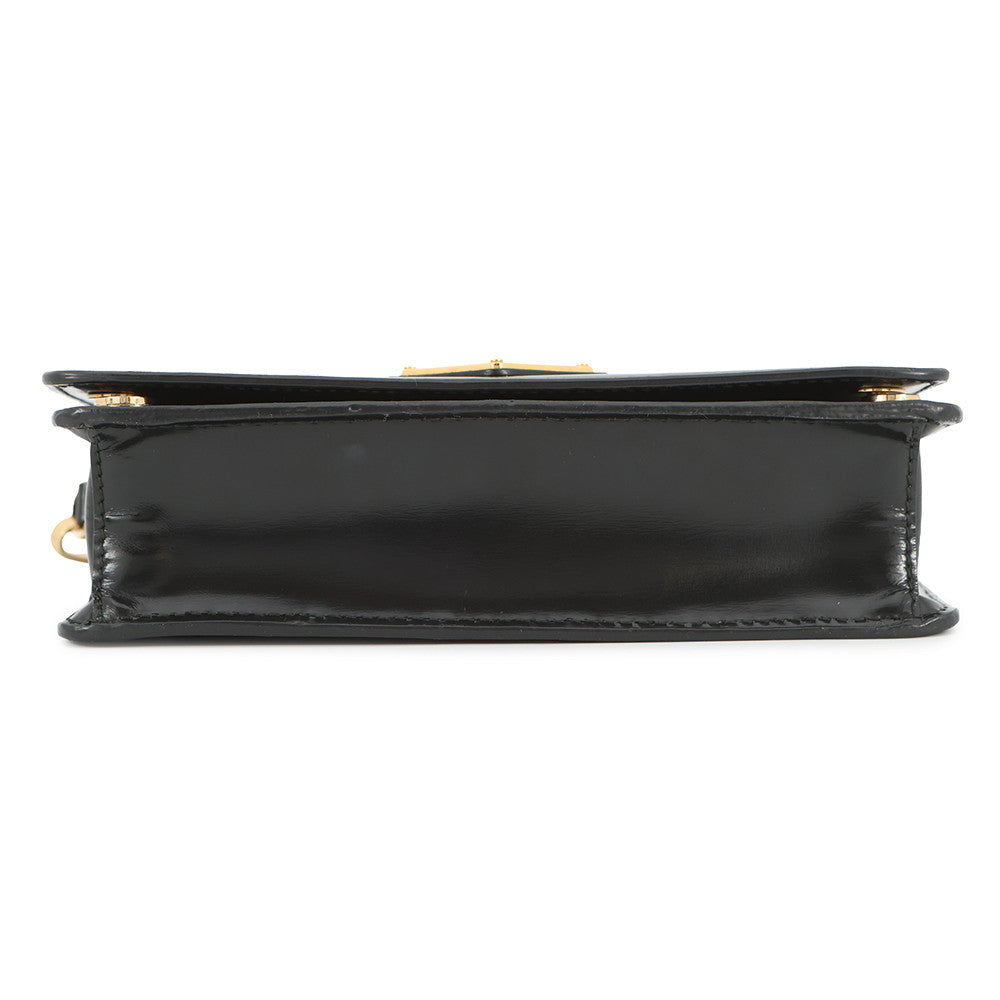 PRADA ChainShoulder Black1BD350 Leather